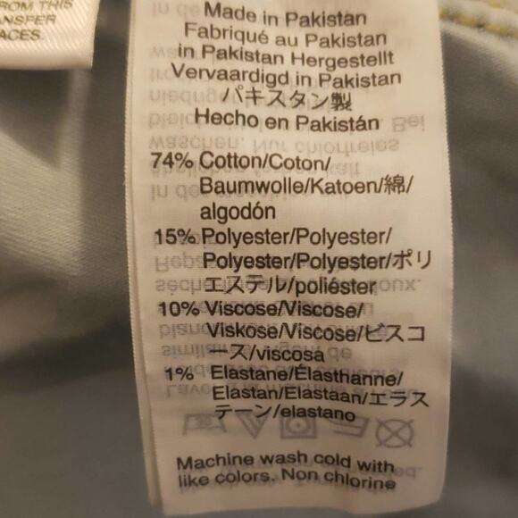 J. Crew Highest Rise button fly raw hem blue jeans size 22 - Picture 5 of 6